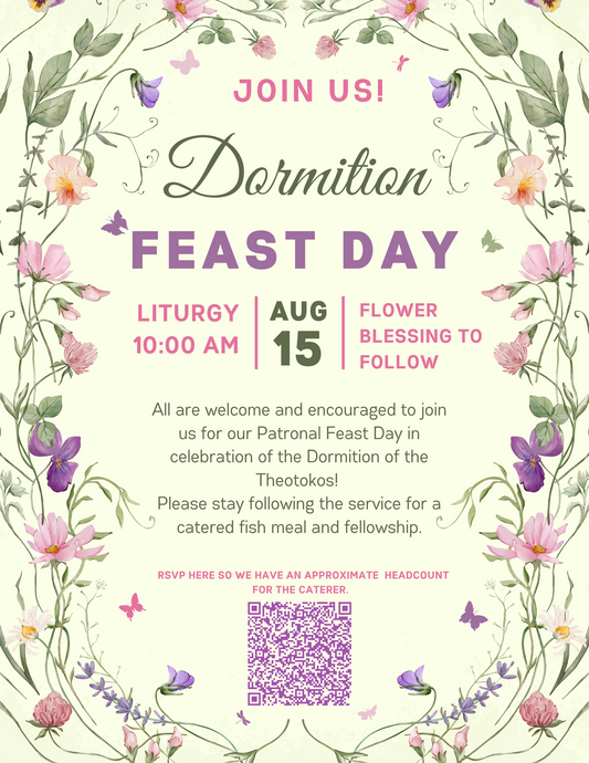 Dormition Feast Day RSVP