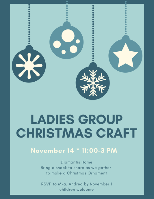 Women's Christmas Craft November 14