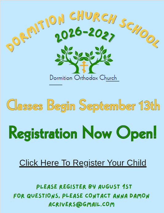 Church School Registration