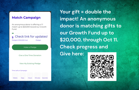 Double your impact!